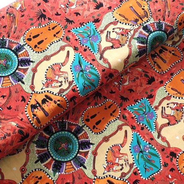 MIRRAM MIRRAM Aborigines Stoff aus Australien